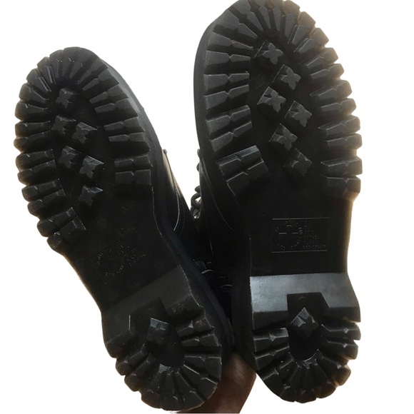 DR MARTENS JADON VINTAGE BLUE PLATFORM BOOTS SUPER RARE - Picture 5 of 6